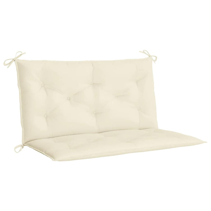 Pernă bancă de grădină, alb crem 100x(50+50)x7 cm textil oxford - WALTI WALTI