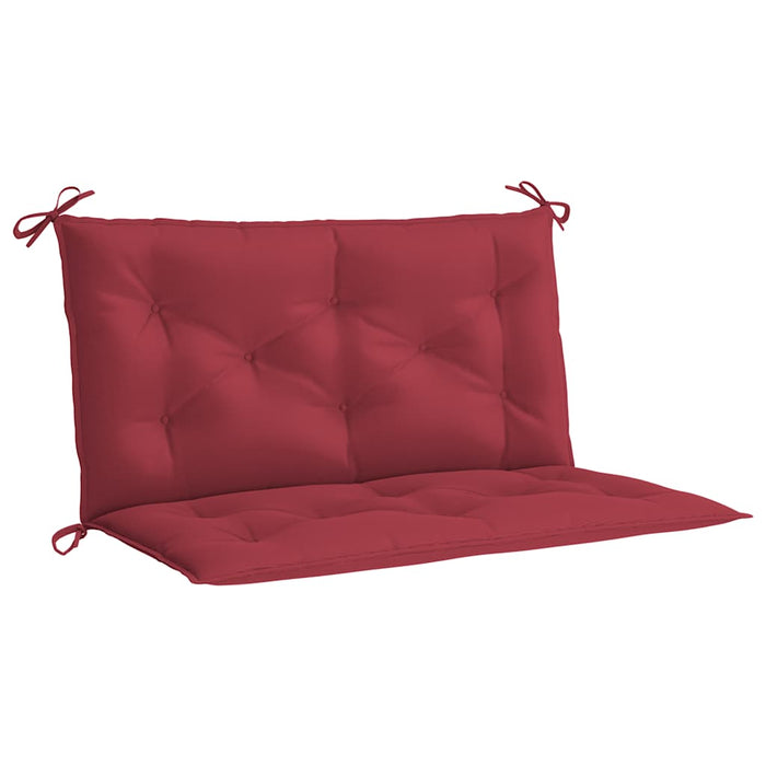 Pernă bancă de grădină roșu vin 100x(50+50)x7cm material oxford WALTI