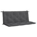 Pernă bancă de grădină antracit 120x(50+50)x7cm material oxford - WALTI WALTI