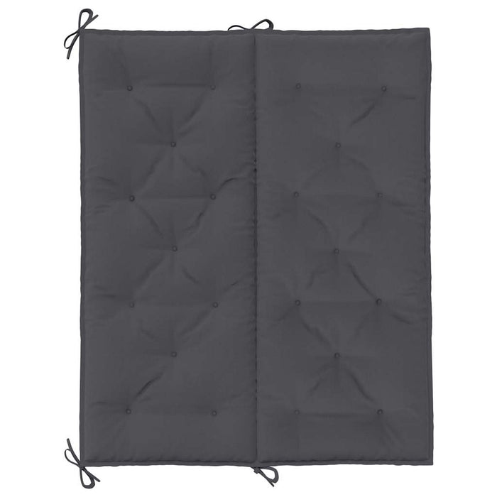 Pernă bancă de grădină antracit 120x(50+50)x7cm material oxford - WALTI WALTI