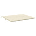 Pernă bancă de grădină, alb crem 120x(50+50)x7 cm textil oxford - WALTI WALTI