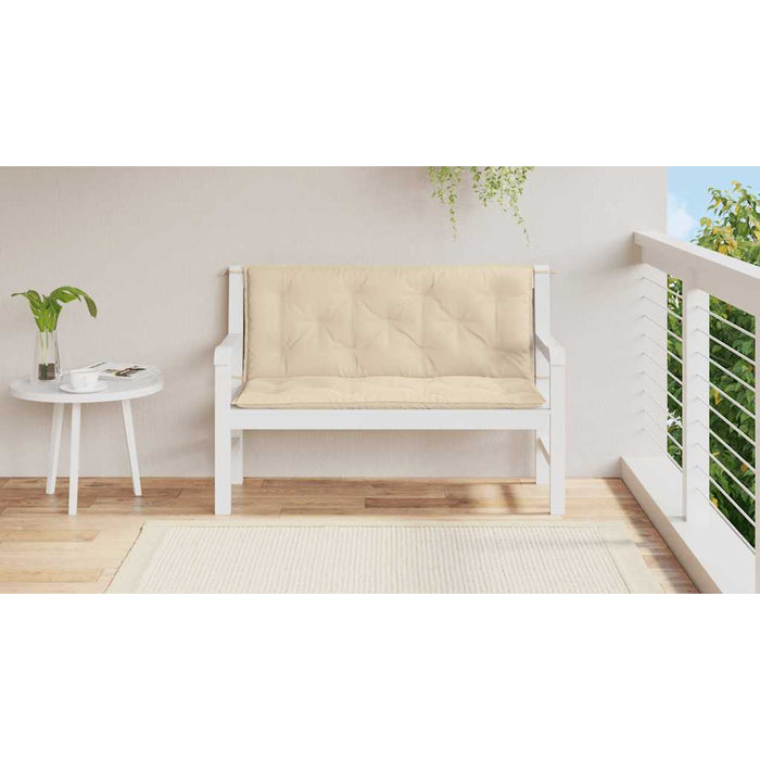 Pernă bancă de grădină, bej, 120x(50+50)x7 cm, material oxford - WALTI WALTI