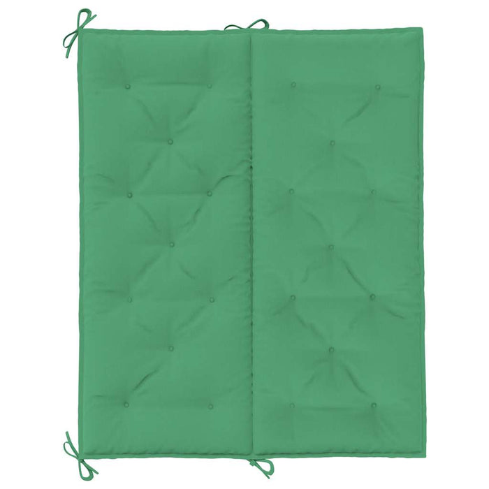 Pernă bancă de grădină, verde, 120x(50+50)x7cm, material oxford WALTI