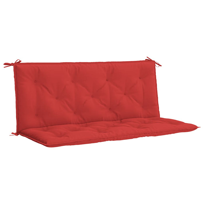 Pernă de bancă de grădină roșu 120x(50+50)x7 cm material oxford WALTI