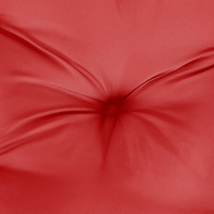 Pernă de bancă de grădină roșu 120x(50+50)x7 cm material oxford WALTI