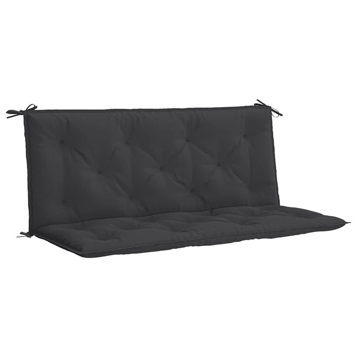 Pernă bancă de grădină, negru, 120x(50+50)x7cm, material oxford - WALTI WALTI