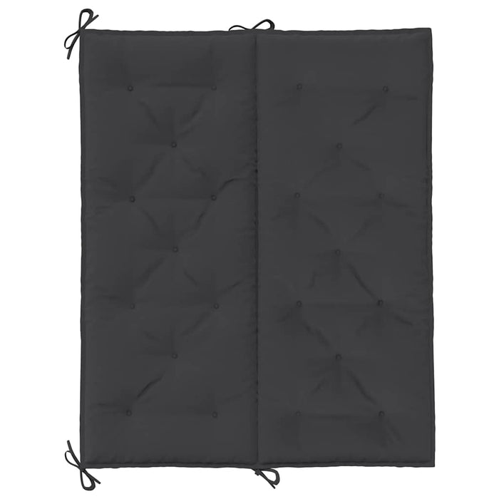 Pernă bancă de grădină, negru, 120x(50+50)x7cm, material oxford - WALTI WALTI