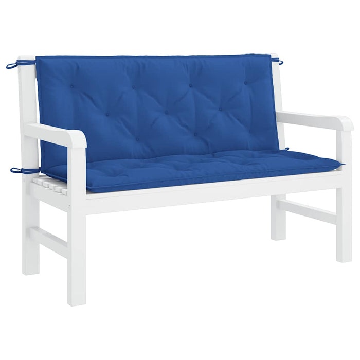 Pernă bancă de grădină albastru 120x(50+50)x7cm material oxford - WALTI WALTI