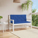 Pernă bancă de grădină albastru 120x(50+50)x7cm material oxford - WALTI WALTI