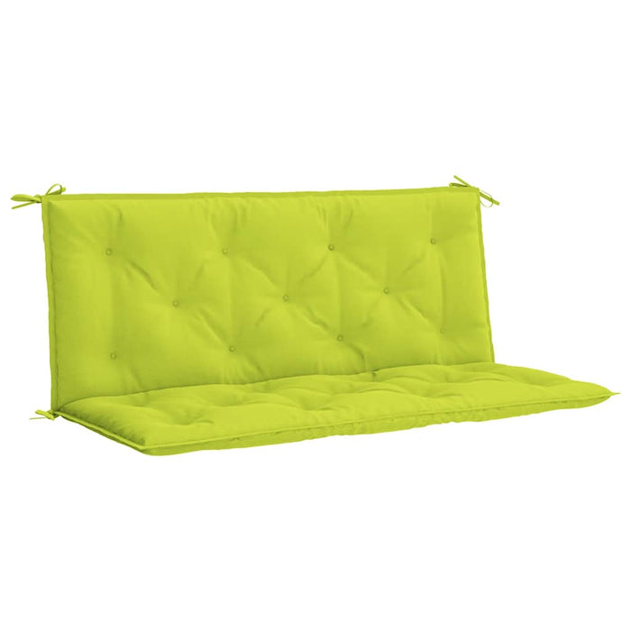 Pernă bancă grădină, verde aprins 120x(50+50)x7cm textil oxford - WALTI WALTI