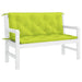 Pernă bancă grădină, verde aprins 120x(50+50)x7cm textil oxford - WALTI WALTI
