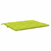 Pernă bancă grădină, verde aprins 120x(50+50)x7cm textil oxford - WALTI WALTI