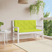Pernă bancă grădină, verde aprins 120x(50+50)x7cm textil oxford - WALTI WALTI