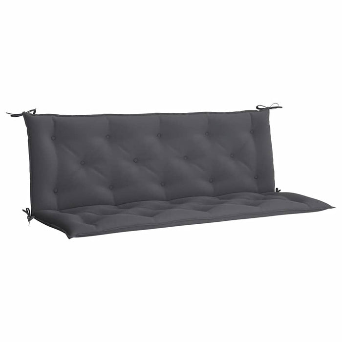 Pernă bancă de grădină antracit 150x(50+50)x7cm material oxford - WALTI WALTI