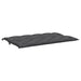 Pernă bancă de grădină antracit 150x(50+50)x7cm material oxford - WALTI WALTI