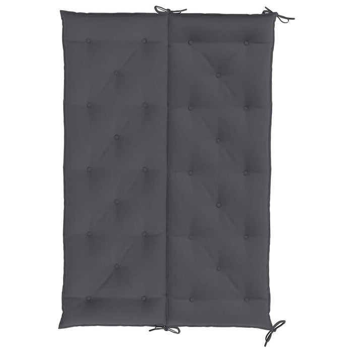 Pernă bancă de grădină antracit 150x(50+50)x7cm material oxford - WALTI WALTI