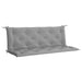 Pernă de bancă de grădină gri, 150x(50+50)x7cm, material oxford - WALTI WALTI
