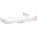 Pernă de bancă de grădină gri, 150x(50+50)x7cm, material oxford - WALTI WALTI