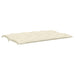 Pernă bancă de grădină alb crem, 150x(50+50)x7cm, textil oxford - WALTI WALTI