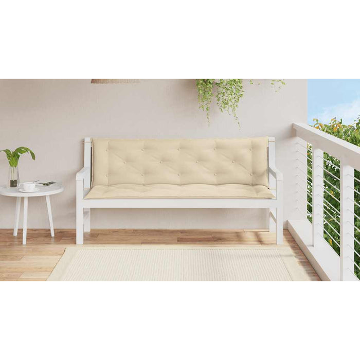 Pernă bancă de grădină, bej, 150x(50+50)x7 cm, material oxford - WALTI WALTI