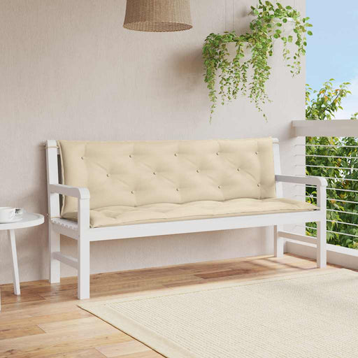 Pernă bancă de grădină, bej, 150x(50+50)x7 cm, material oxford - WALTI WALTI