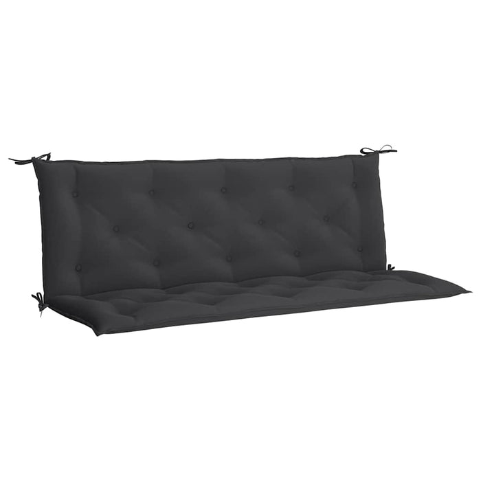 Pernă bancă de grădină, negru, 150x(50+50)x7cm, material oxford - WALTI WALTI