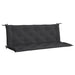 Pernă bancă de grădină, negru, 150x(50+50)x7cm, material oxford - WALTI WALTI