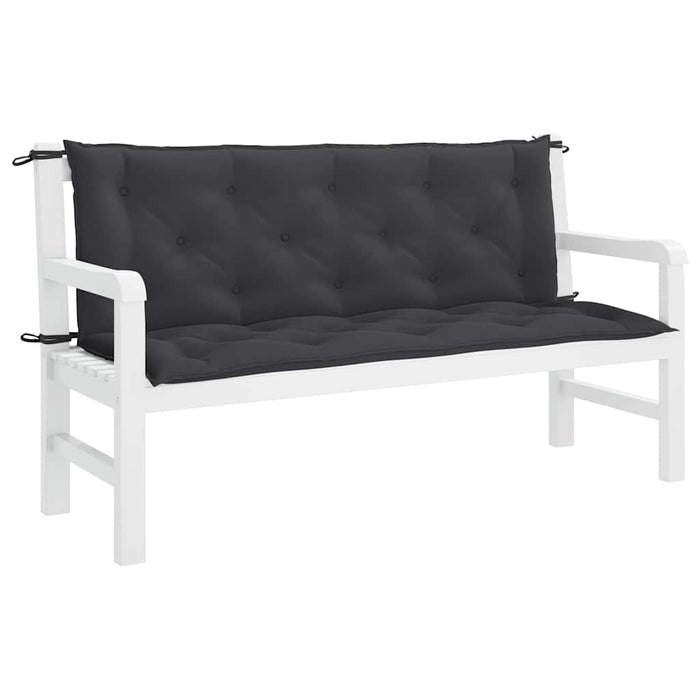Pernă bancă de grădină, negru, 150x(50+50)x7cm, material oxford - WALTI WALTI