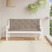 Pernă bancă grădină, gri taupe 150x(50+50)x7cm material oxford - WALTI WALTI