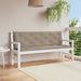 Pernă bancă grădină, gri taupe 150x(50+50)x7cm material oxford - WALTI WALTI