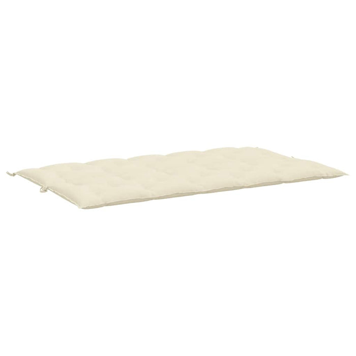 Pernă bancă de grădină alb crem, 180x(50+50)x7cm, textil oxford - WALTI WALTI