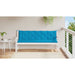 Pernă de bancă albastru deschis 180x(50+50)x7cm material oxford - WALTI WALTI