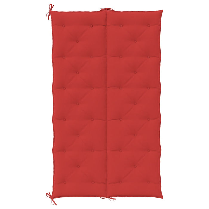 Pernă de bancă de grădină roșu 180x(50+50)x7 cm material oxford - WALTI WALTI
