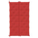 Pernă de bancă de grădină roșu 180x(50+50)x7 cm material oxford - WALTI WALTI