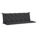 Pernă bancă de grădină, negru, 180x(50+50)x7cm, material oxford - WALTI WALTI