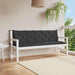 Pernă bancă de grădină, negru, 180x(50+50)x7cm, material oxford - WALTI WALTI