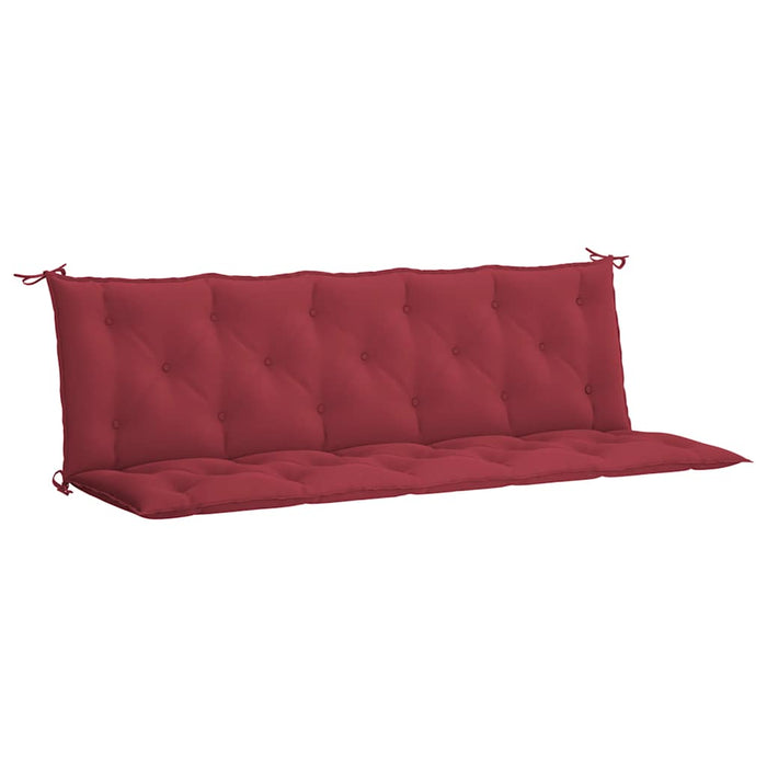 Pernă bancă de grădină roșu vin 100x(50+50)x7cm material oxford WALTI