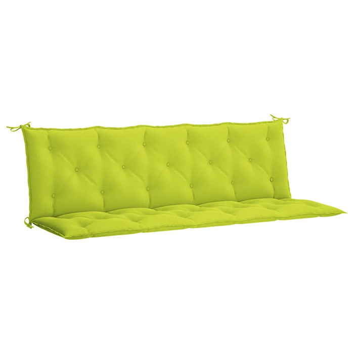 Pernă bancă grădină, verde aprins 180x(50+50)x7cm textil oxford - WALTI WALTI