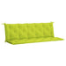Pernă bancă grădină, verde aprins 180x(50+50)x7cm textil oxford - WALTI WALTI