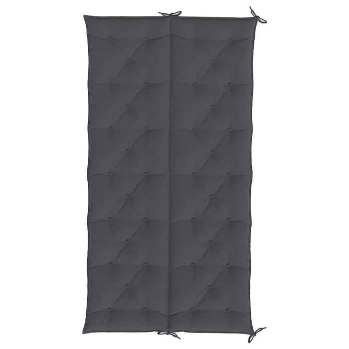 Pernă bancă de grădină antracit 200x(50+50)x7 cm textil oxford WALTI