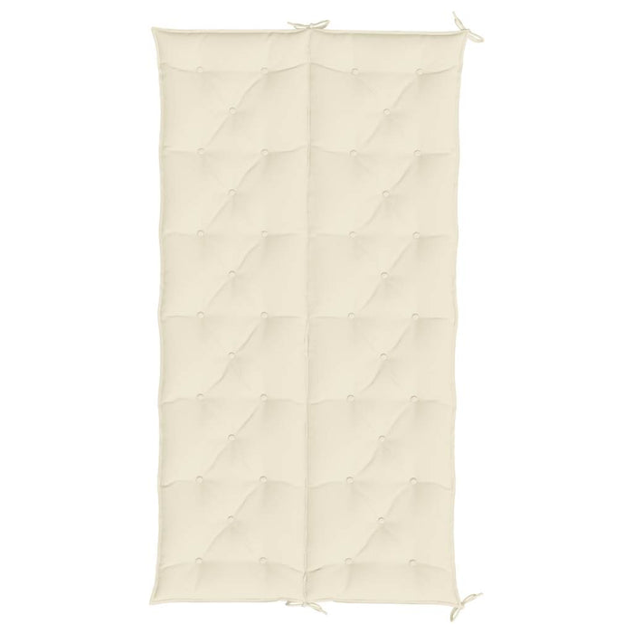 Pernă bancă de grădină, alb crem 200x(50+50)x7 cm textil oxford WALTI