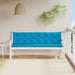 Pernă de bancă albastru deschis 200x(50+50)x7cm material oxford - WALTI WALTI