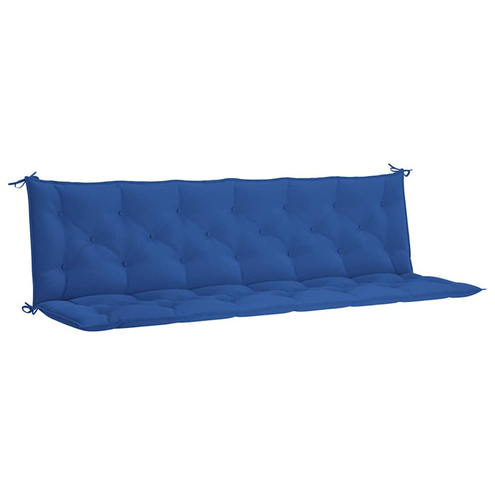 Pernă bancă de grădină albastru 200x(50+50)x7cm material oxford WALTI