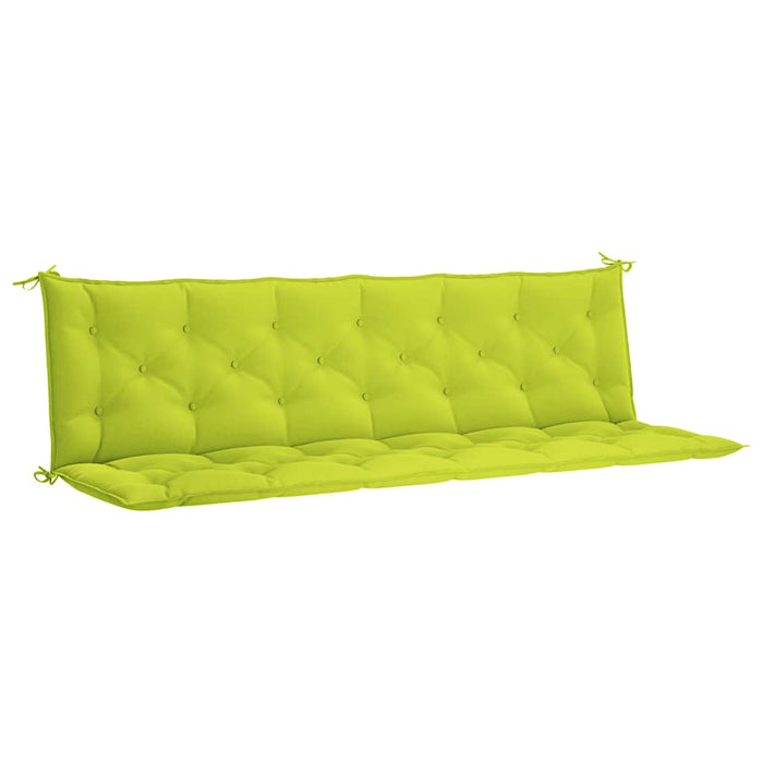 Pernă de bancă, verde aprins, 200x(50+50)x7 cm, material oxford - WALTI WALTI