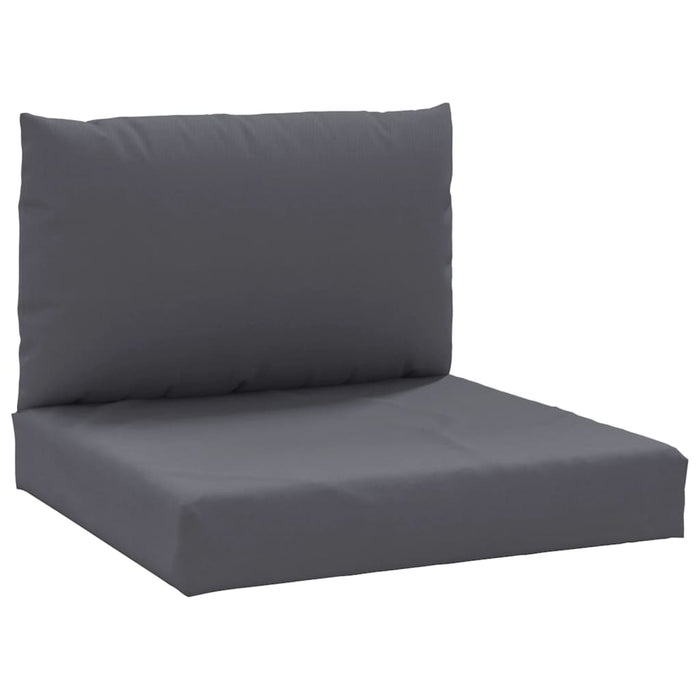 Perne canapea din paleți, 2 buc., antracit, material textil WALTI