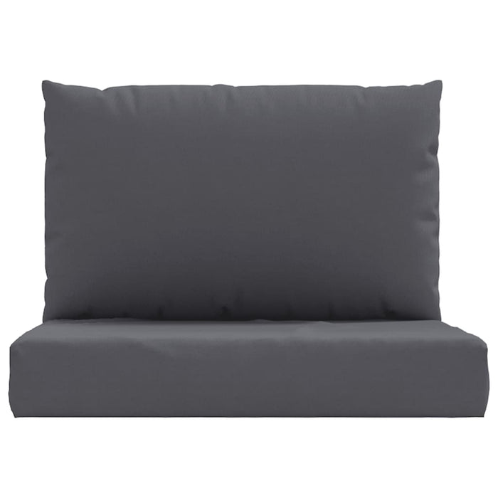 Perne canapea din paleți, 2 buc., antracit, material textil WALTI