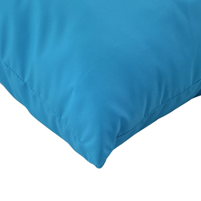 Perne canapea din paleți, 2 buc., albastru deschis, textil WALTI