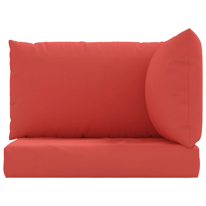 Perne pentru canapea din paleți, 3 buc., roșu, material textil - WALTI WALTI