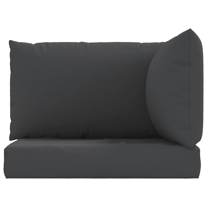 Perne de canapea din paleți, 3 buc., negru, material textil - WALTI WALTI