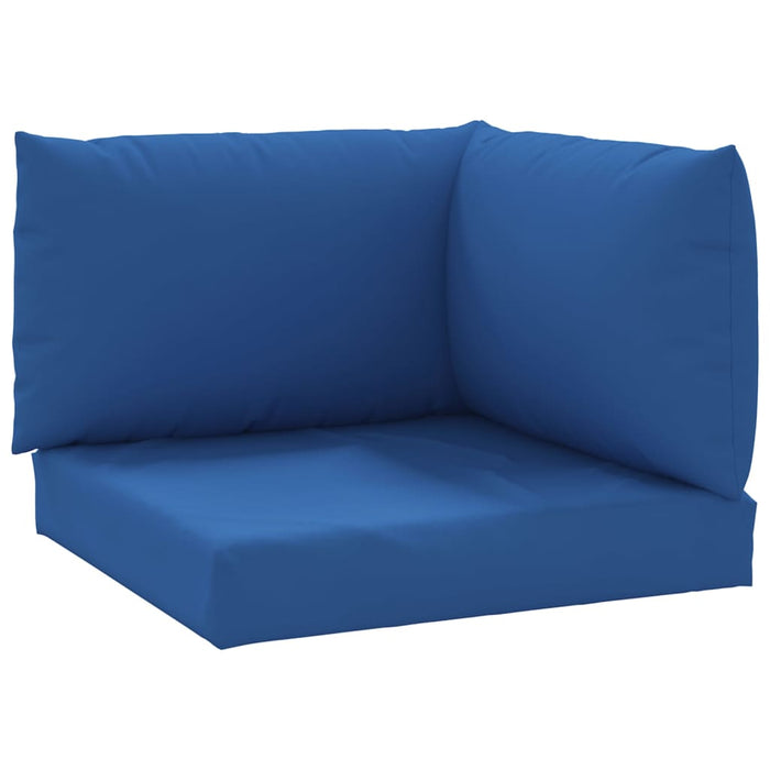 Perne pentru canapea din paleți, 3 buc., albastru, textil - WALTI WALTI